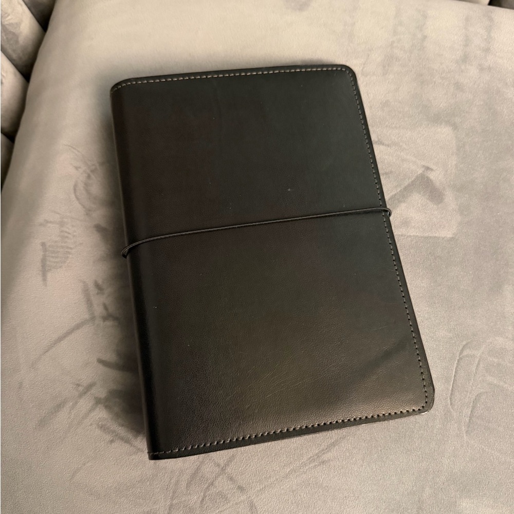 Yard and The Leathersmith Black Leather Journal Cover A5